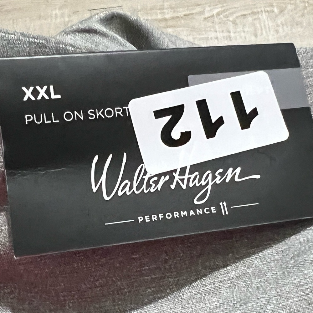 Lady Hagen performance 11 pull on 17" sculpt golf skort‎ heather grey size XXL - Picture 10 of 13